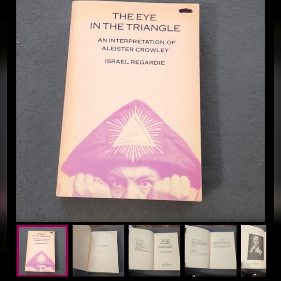 occult Other - Vintage The Eye in the Triangle Aleister Crowley Israel Regardie Paperback